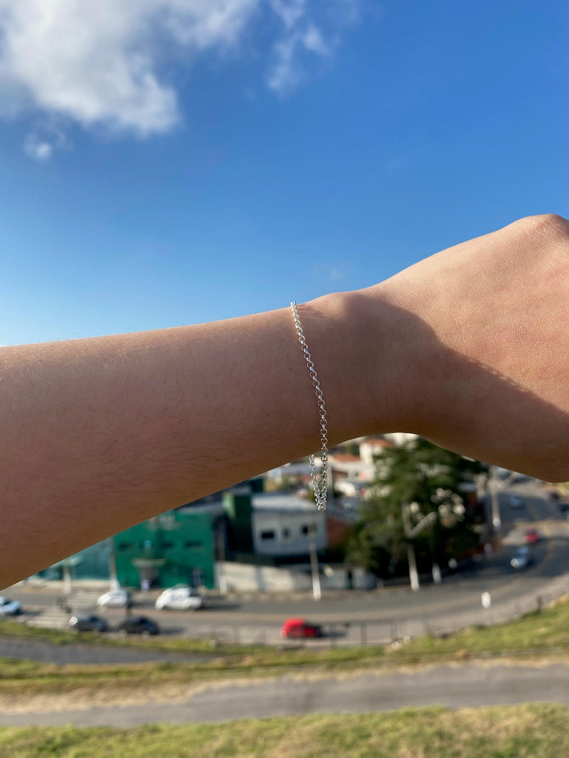 Pulseira em prata elo portugues